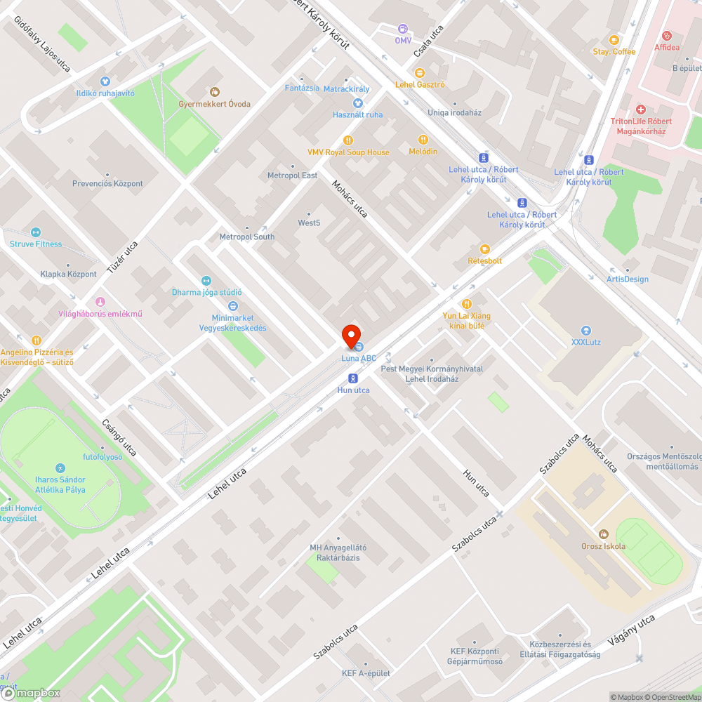 Fakuló tábla bejelentés helye