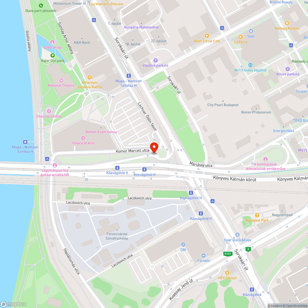 Terelés nélküli lezárás a Rákóczi hídnál bejelentés helye