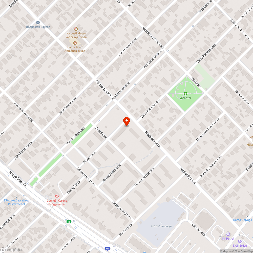 Fedlap kiáll a járdából bejelentés helye