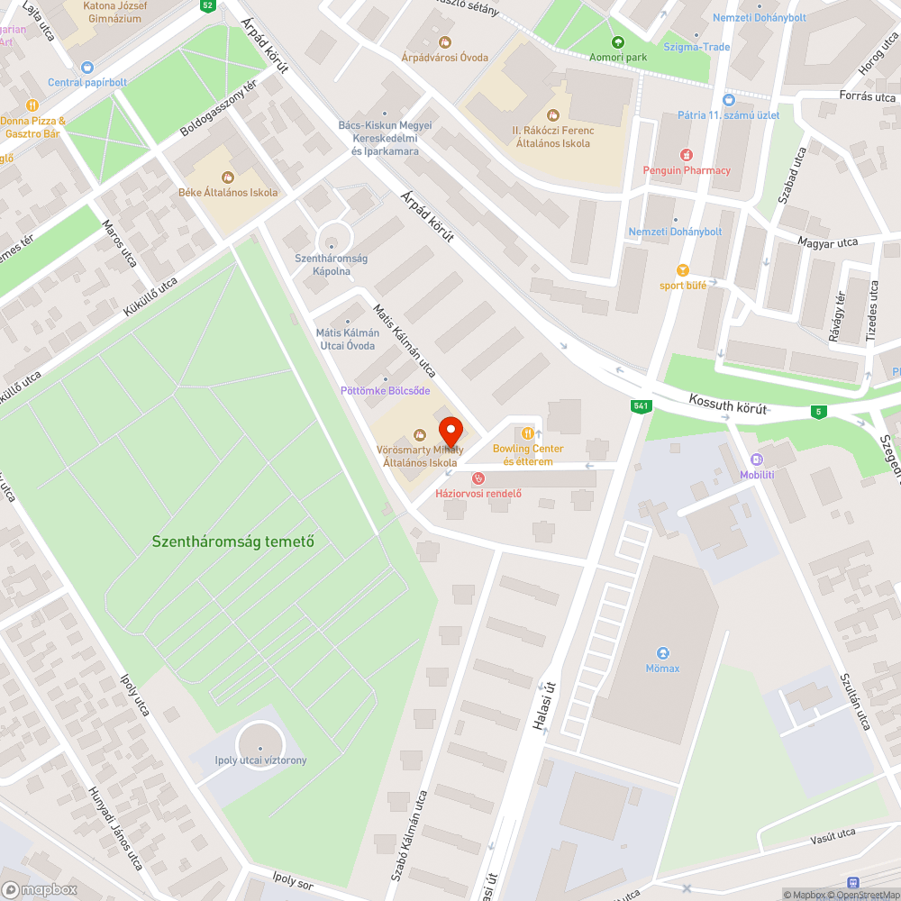 Balesetveszélyes lyuk az ovi mellett bejelentés helye