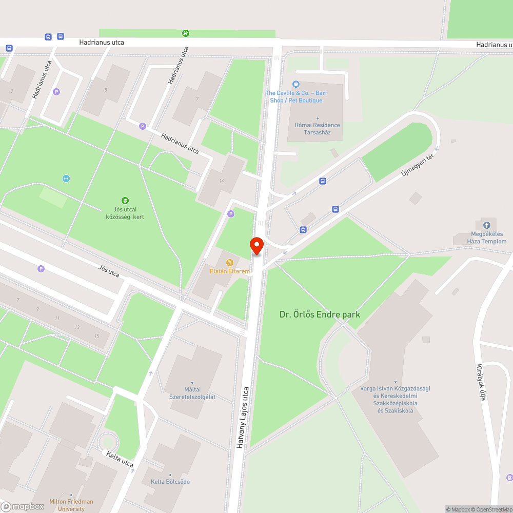 Eldőlt tábla bejelentés helye