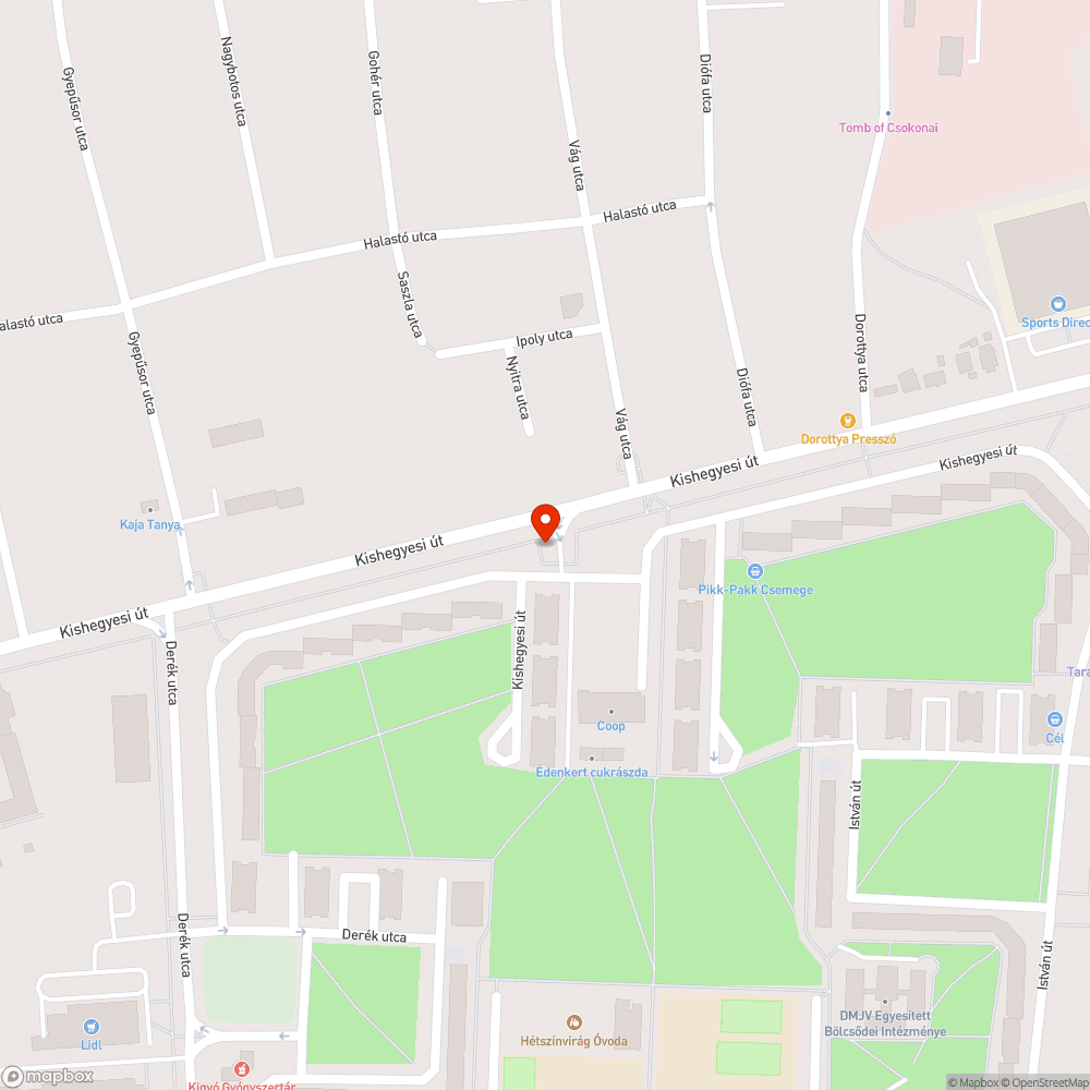 Korrodált villanyoszlopok bejelentés helye