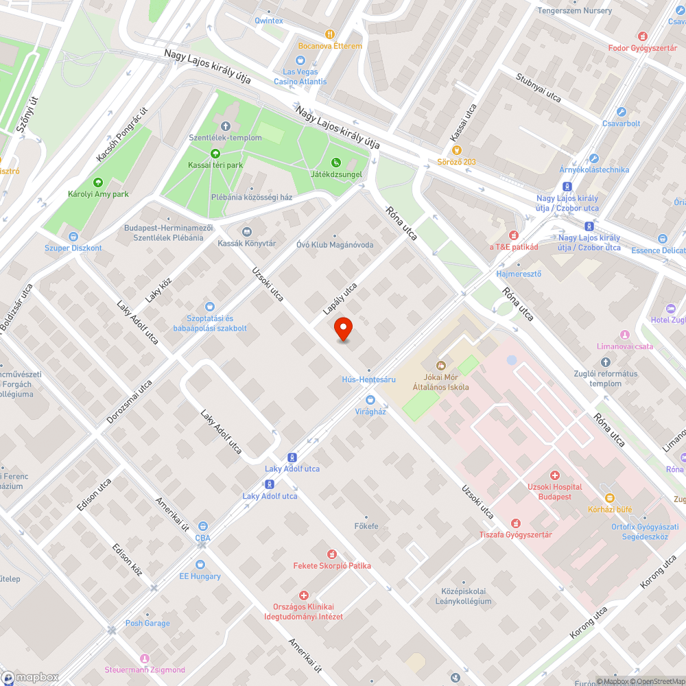 Roncs bejelentés helye