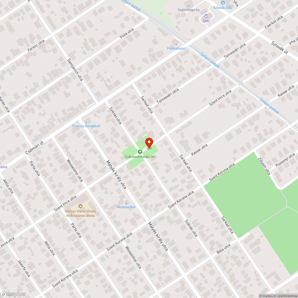 Játszótér balaesetveszélyes törött játékokkal Csíkszentmihályi tér bejelentés helye