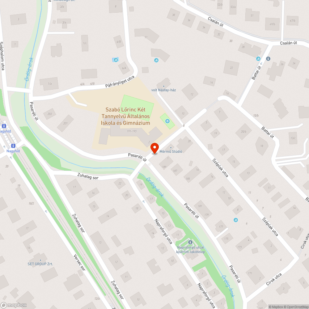 Zöldfelületen parkolás bejelentés helye