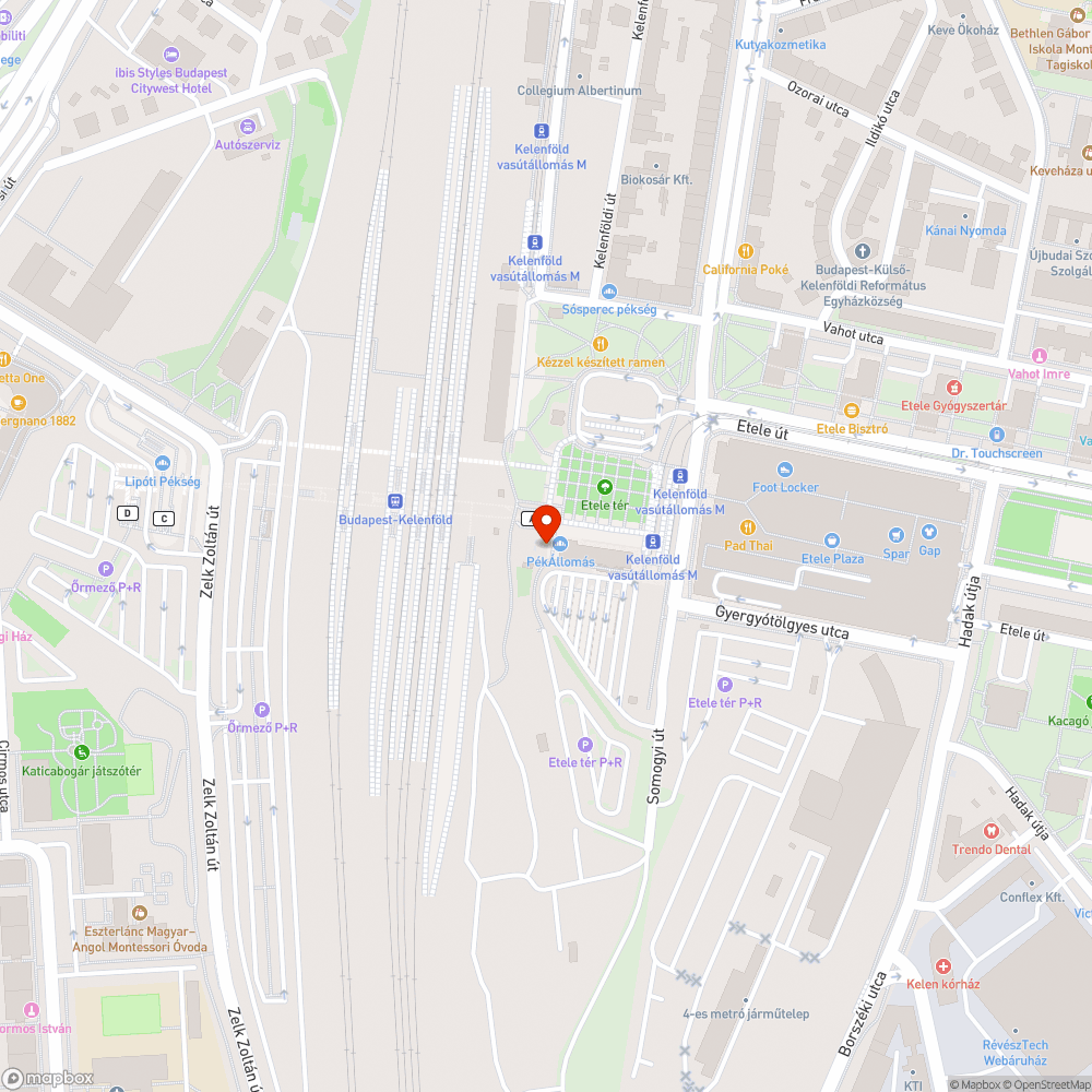 Szemétdomb a Volán pályaudvarnál bejelentés helye