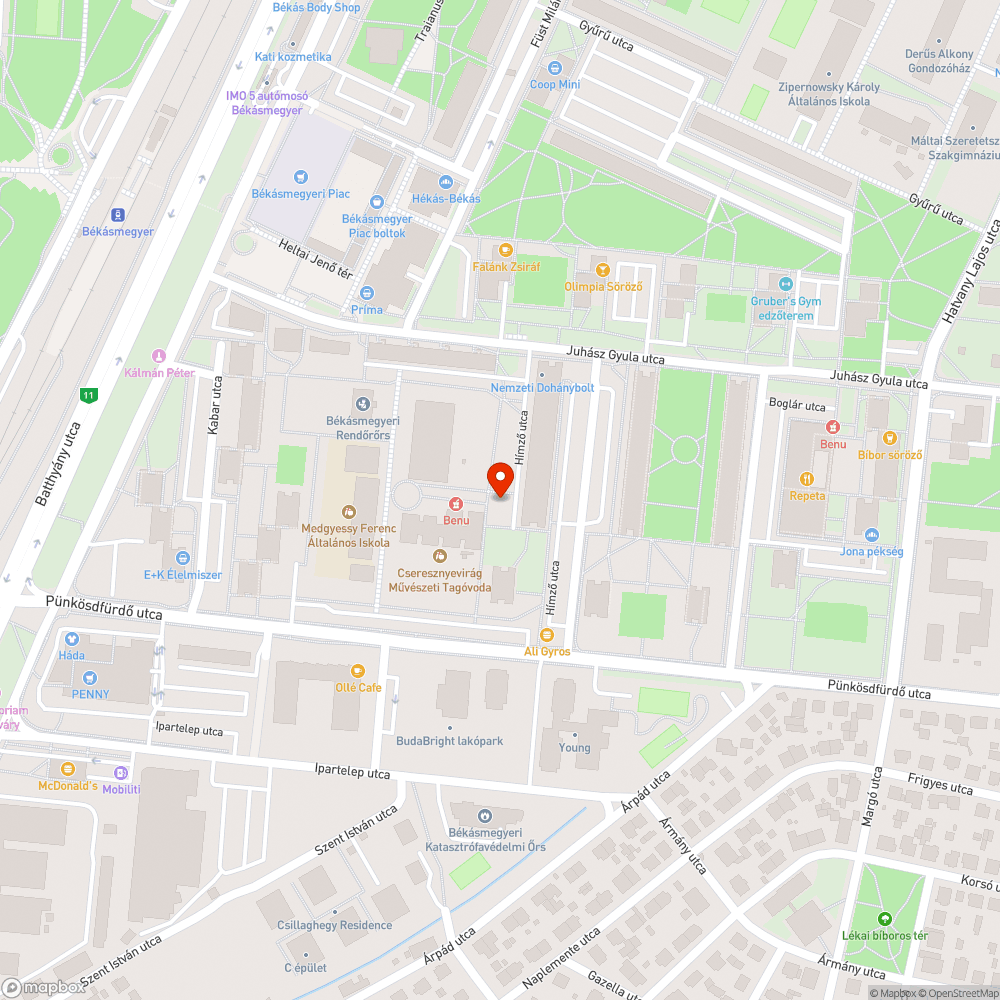 Szétmállott járda bejelentés helye