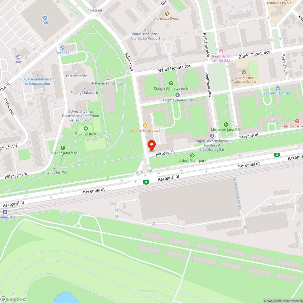 Zsák nélküli, ritkán ürített szemetesek bejelentés helye