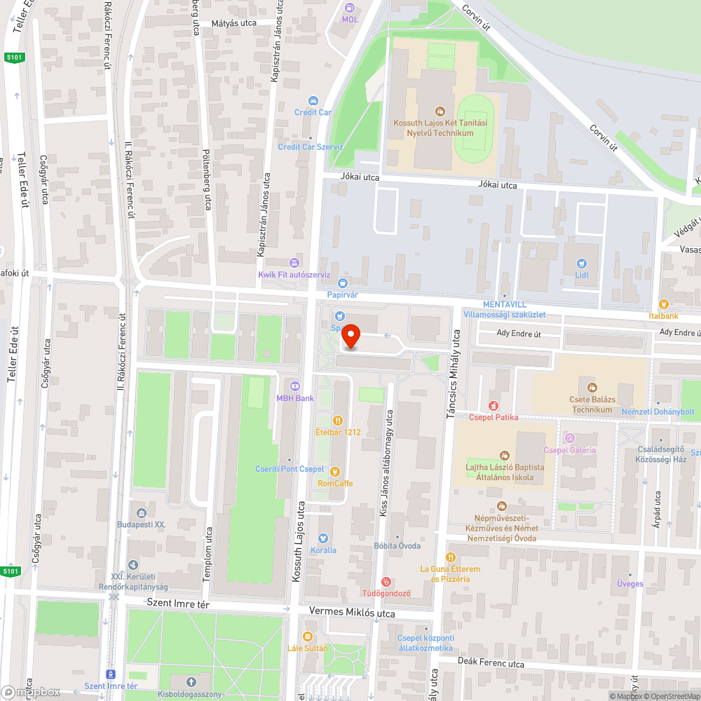 Elhagyott rendszám nélküli autó bejelentés helye