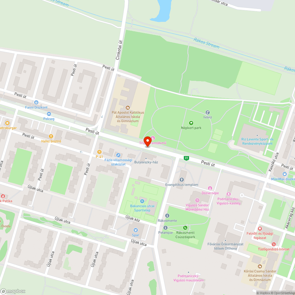 Életveszélyes épület bejelentés helye