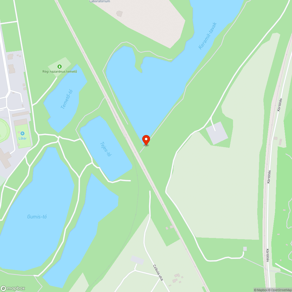 Dől a szemét a téglagyári tóba bejelentés helye