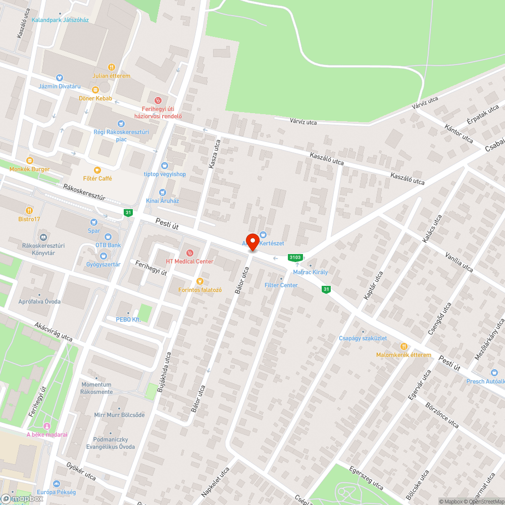 Alacsony tábla bejelentés helye