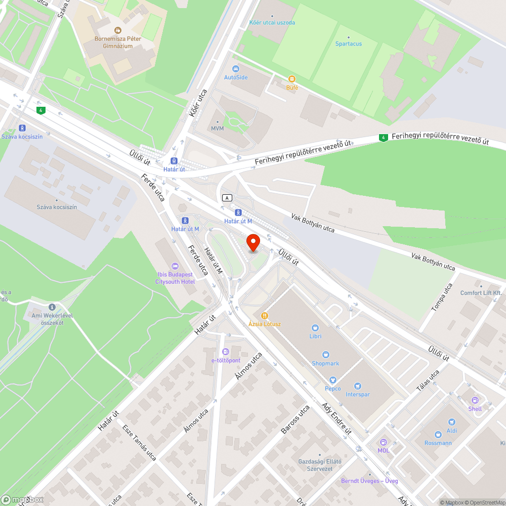 Sosem működött bejelentés helye