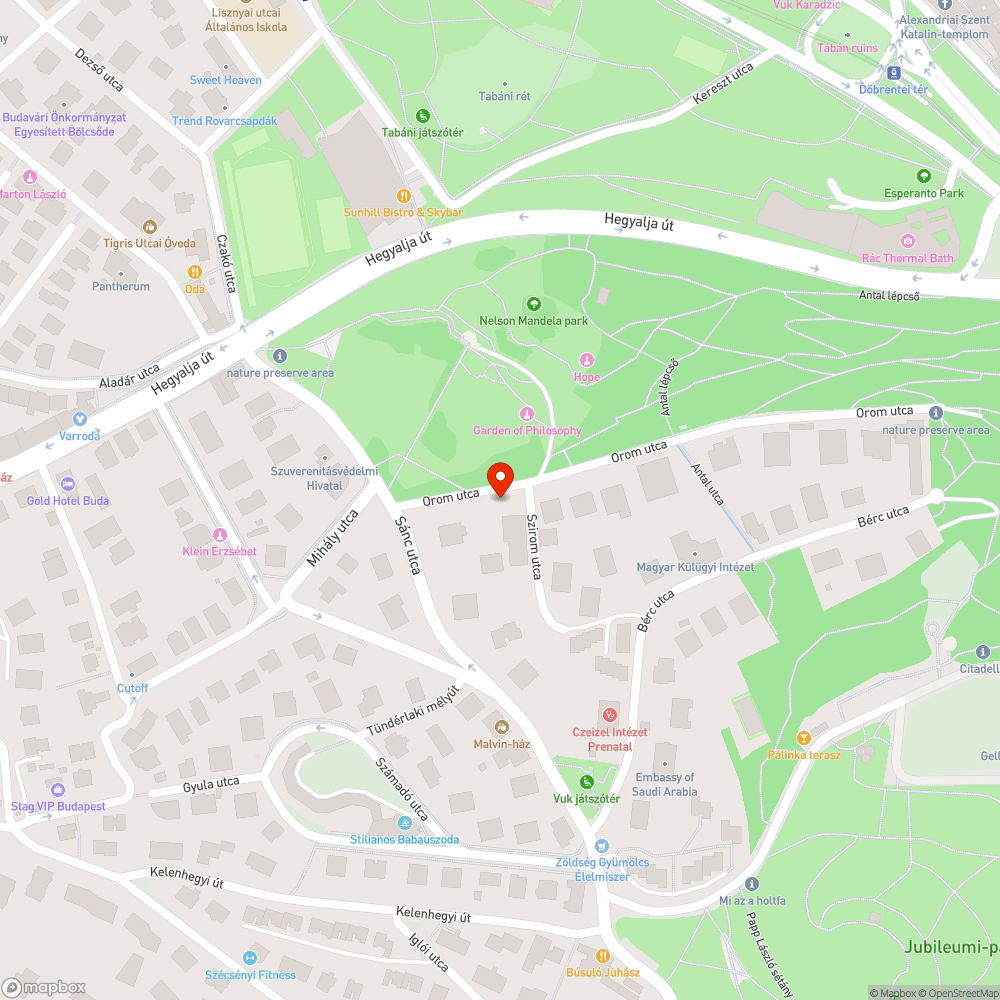 Zsákutca tábla kihelyezése bejelentés helye