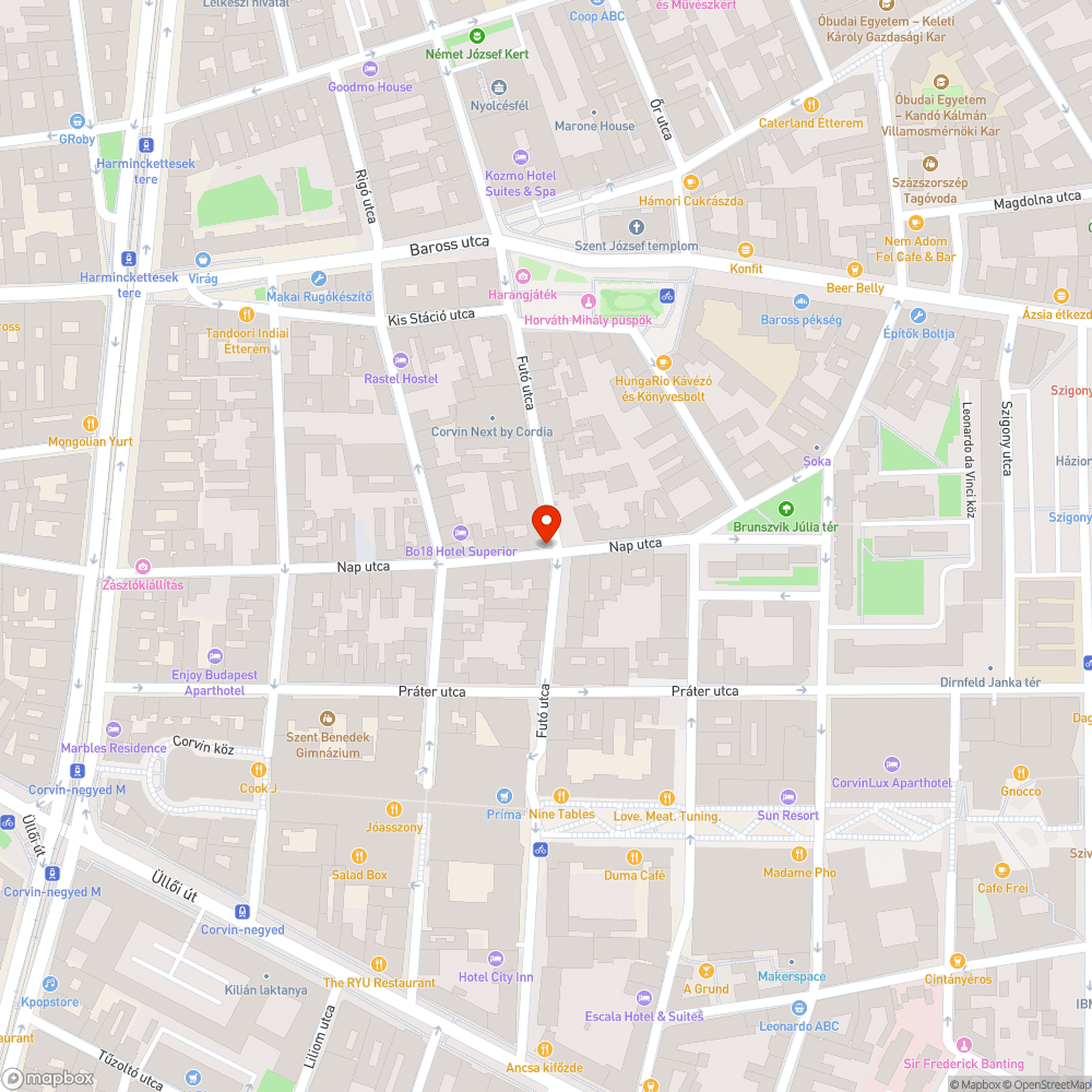 Ferde oszlop bejelentés helye