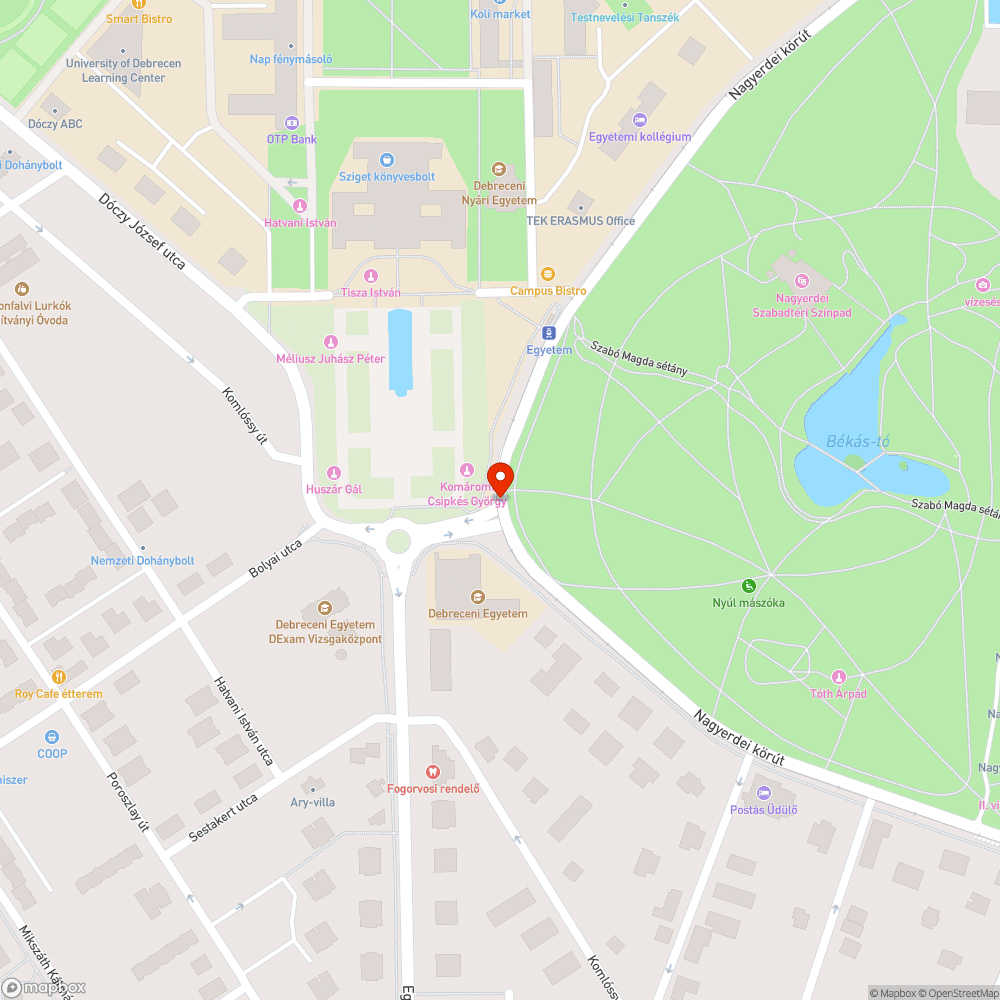 Kátyú a villamos sínek közt bejelentés helye