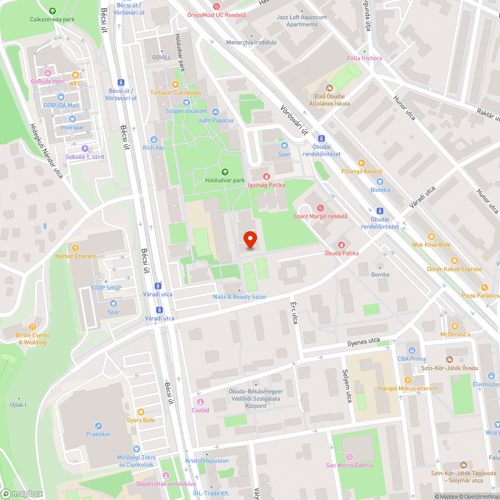 Szemetes az orvosi rendelő környéke bejelentés helye