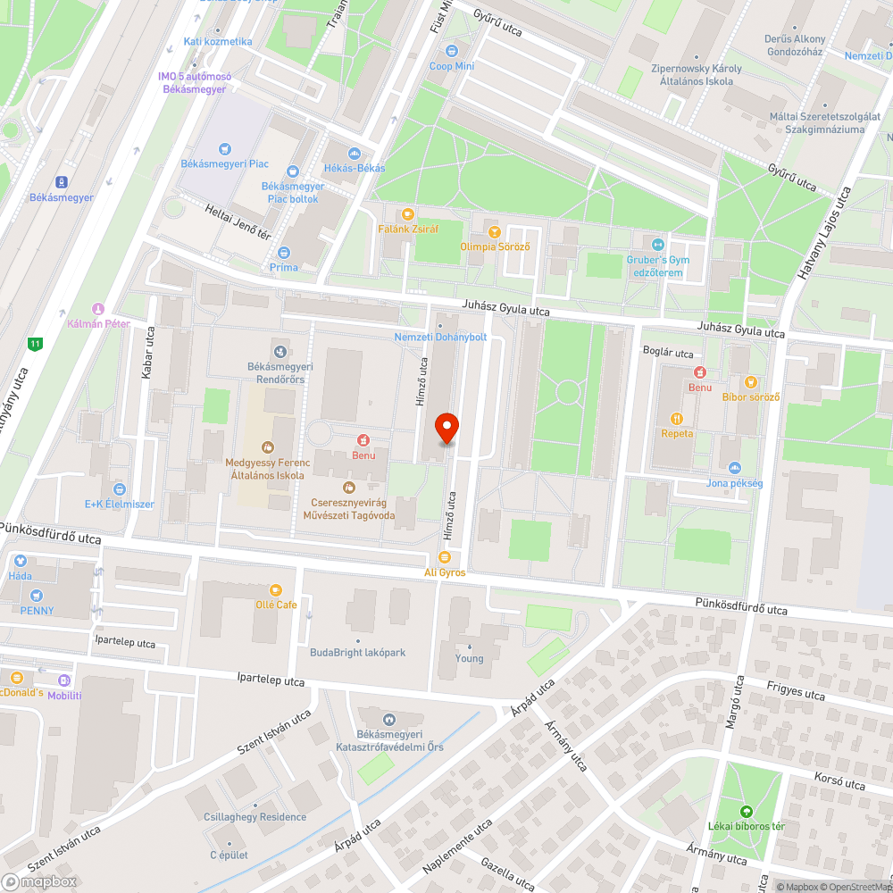 Illegális szemétlerakás bejelentés helye