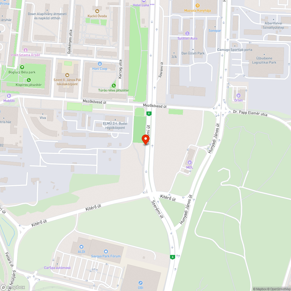 Kerékpárút kialakításának szükségessége bejelentés helye