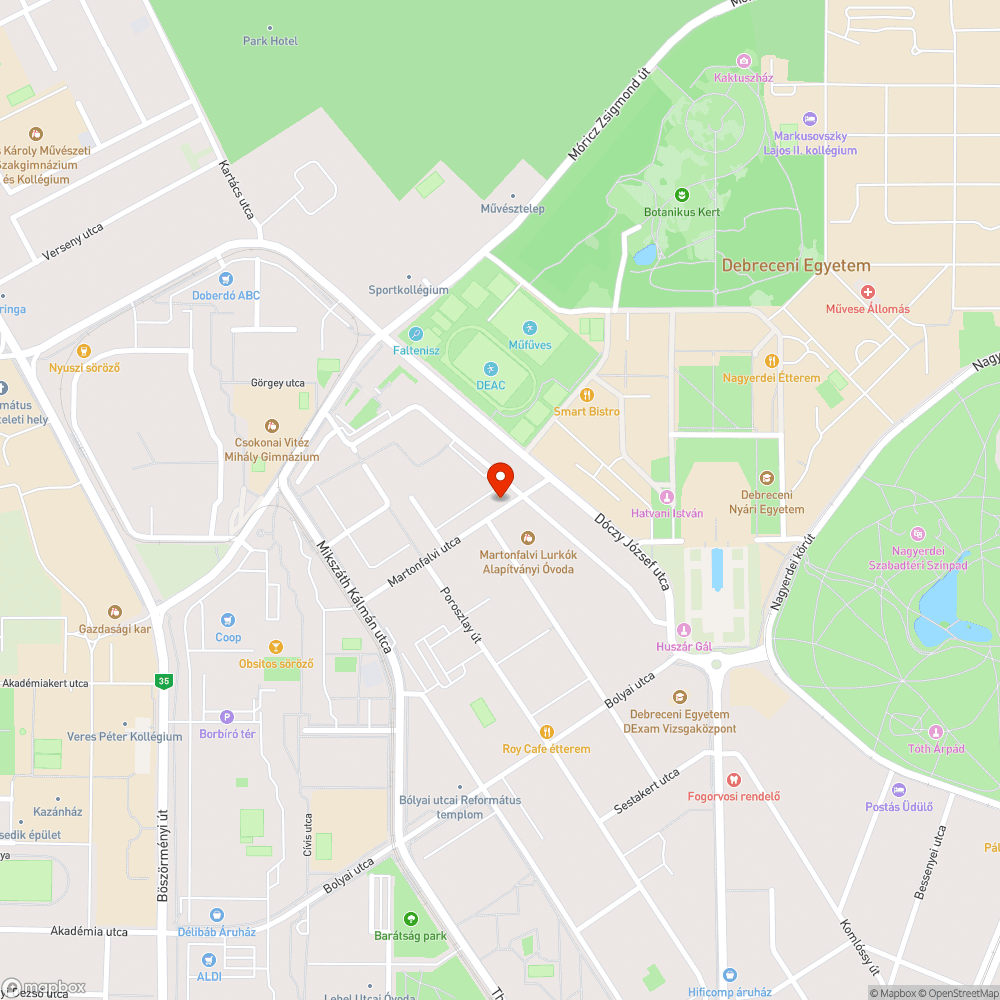 Eldugult csatorna bejelentés helye