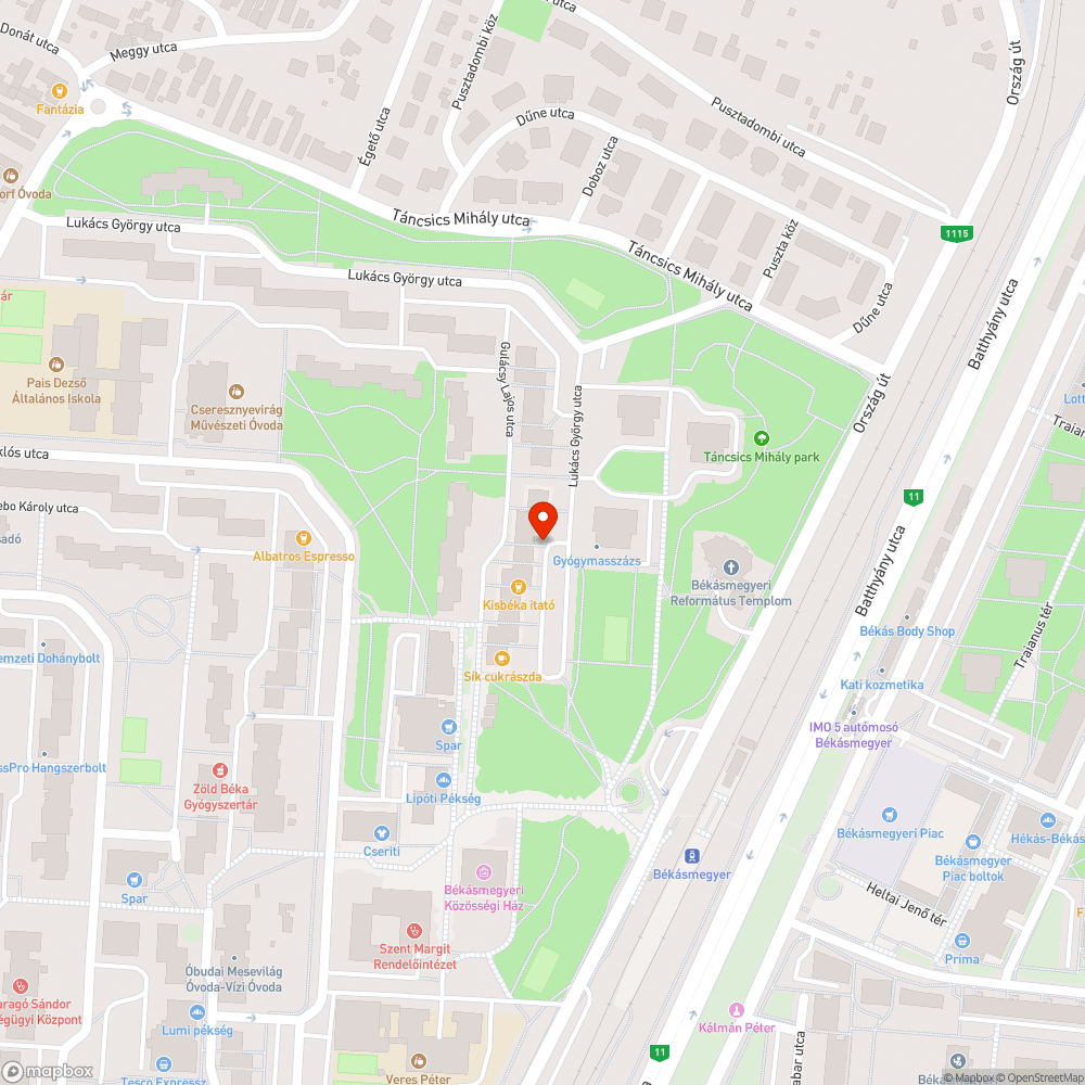 Elhagyott autók bejelentés helye