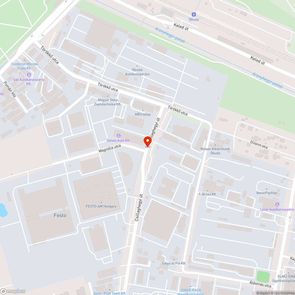 Elhagyott Daewoo bejelentés helye