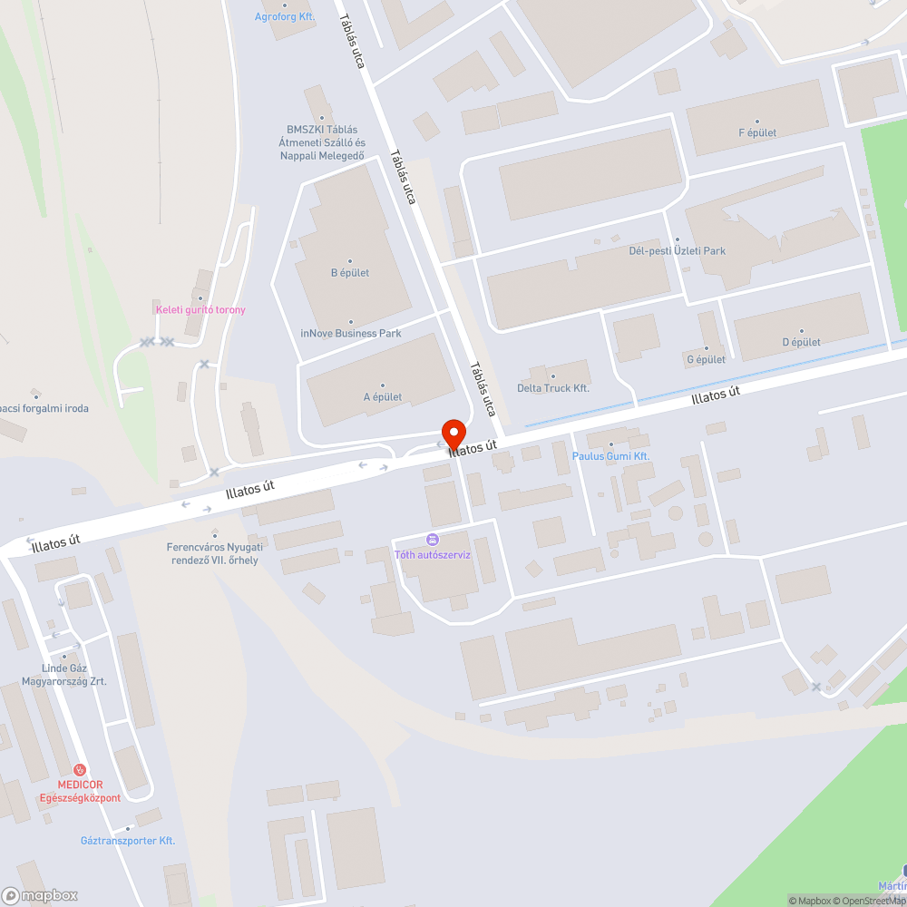 Fedelek kiállnak a járdából bejelentés helye