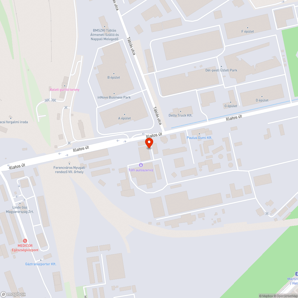 Fedelek kiállnak a járdából bejelentés helye