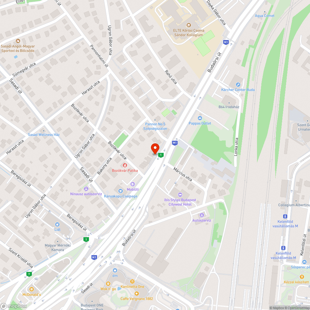 Gyerekfej méretű kövek hullanak a járdára Budaörsi út bejelentés helye