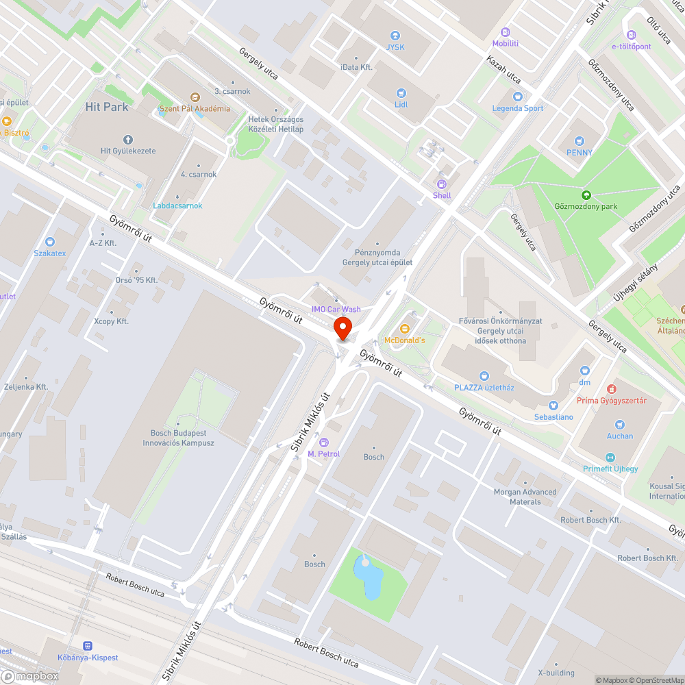 Hiányzó fényterelők bejelentés helye