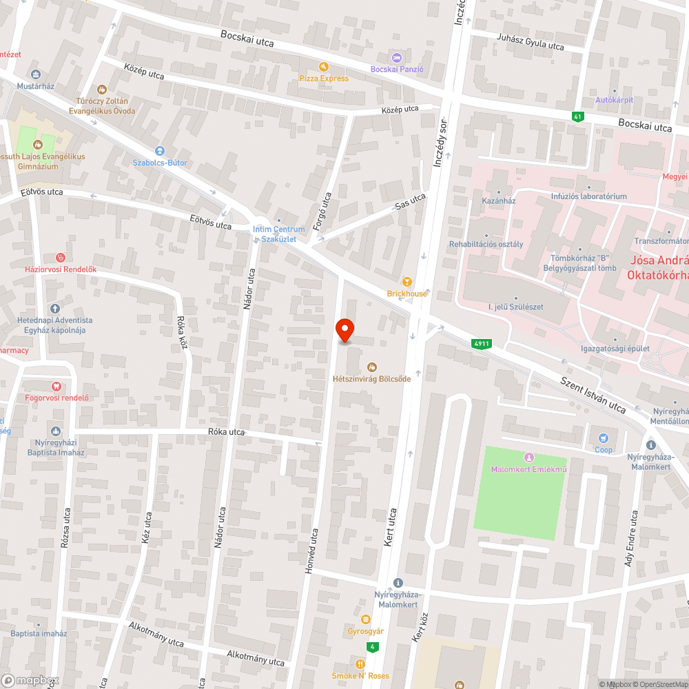 Tavalyi szemét bejelentés helye