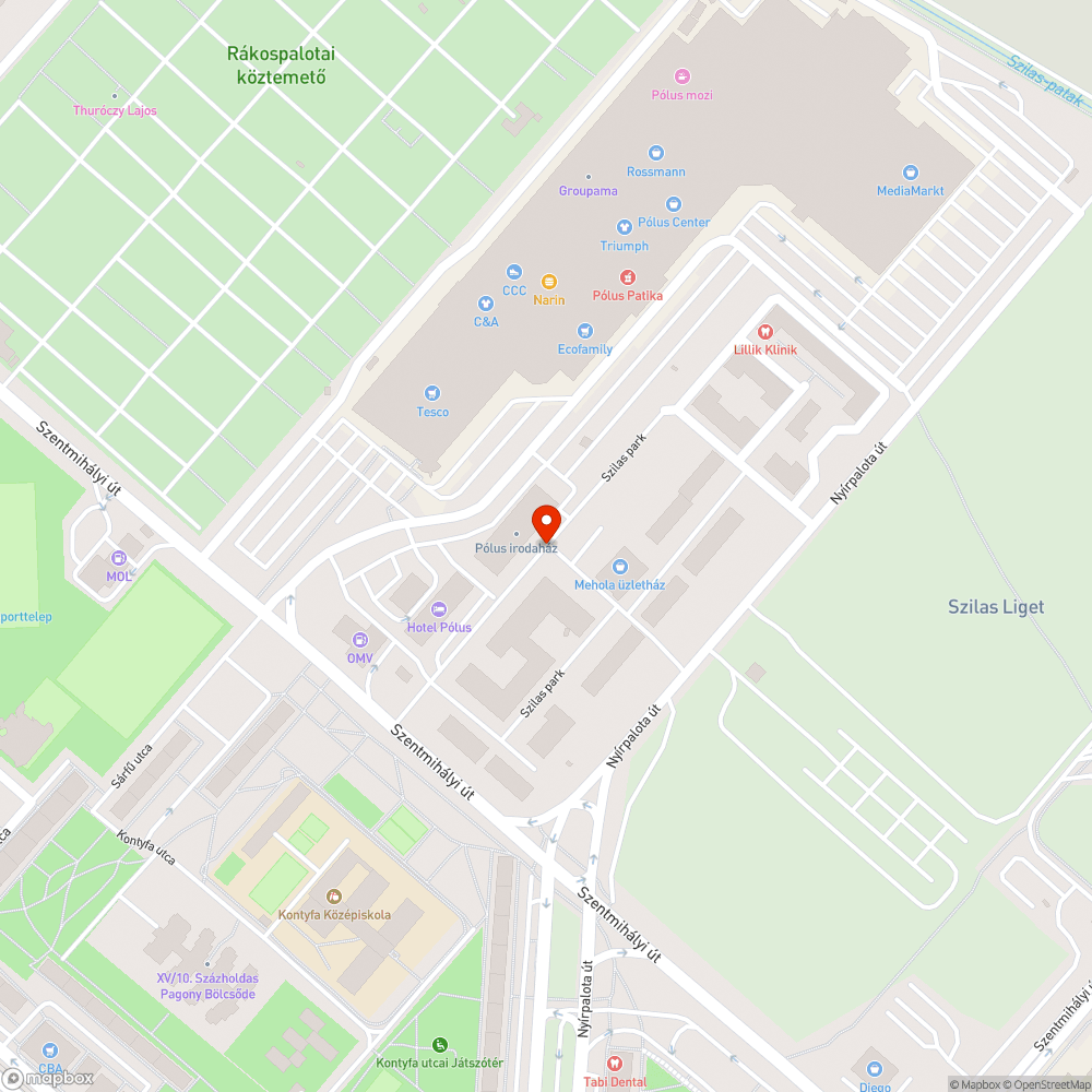 Eldugult víznyelő bejelentés helye