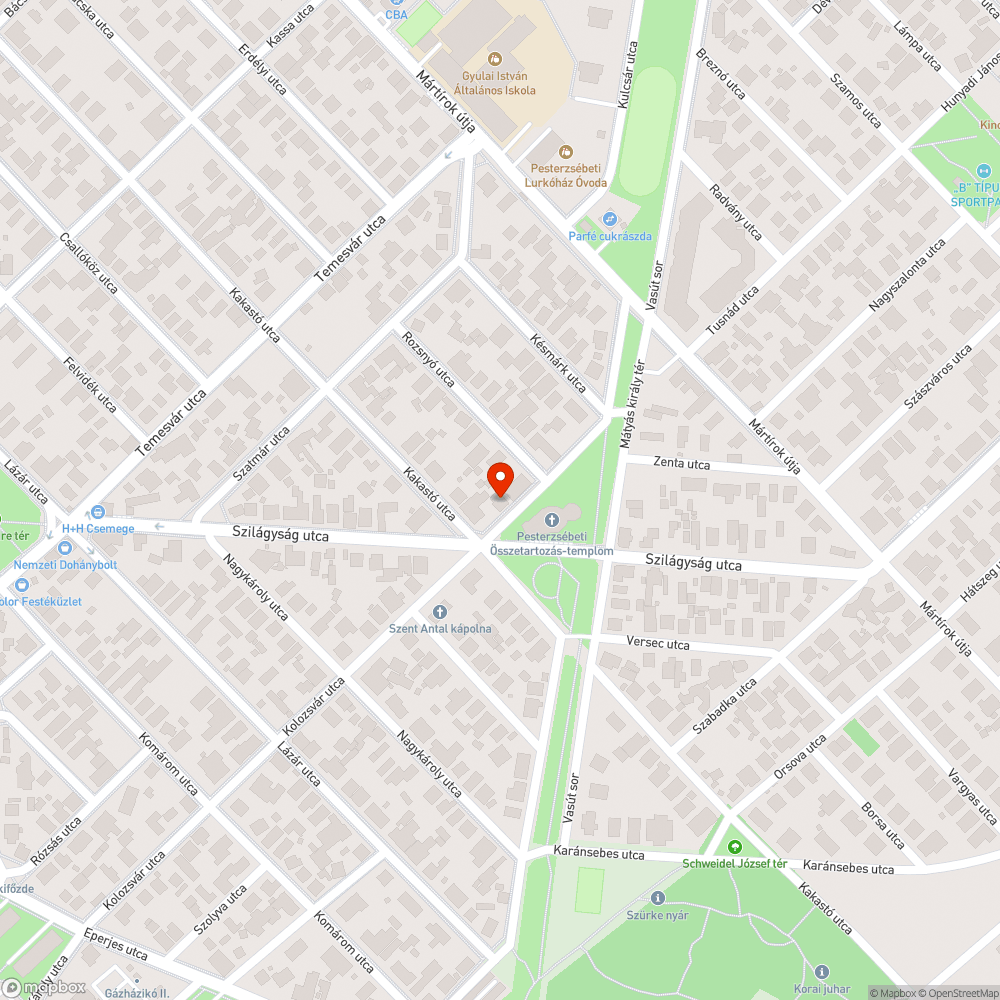 törött üveg bejelentés helye