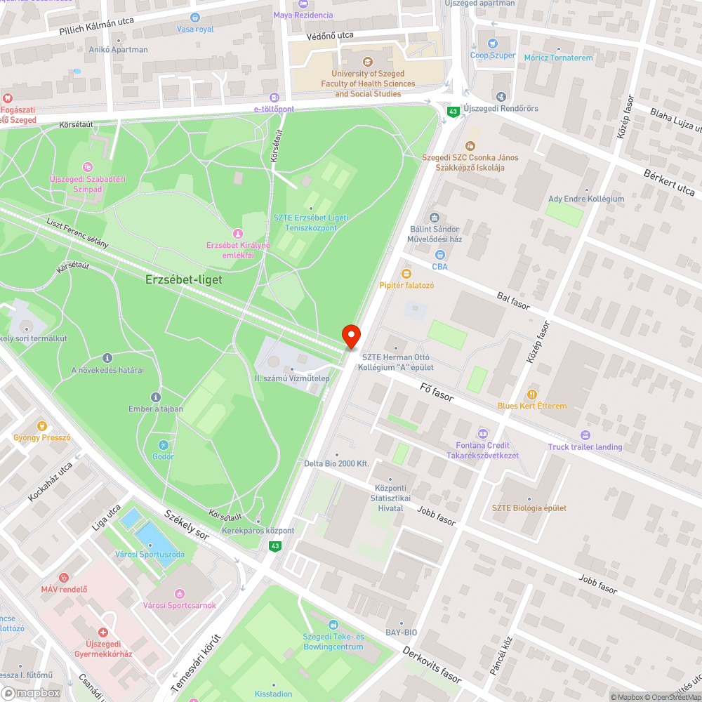 Csapszekrény fedele hiányzik - Temesvári krt. bejelentés helye