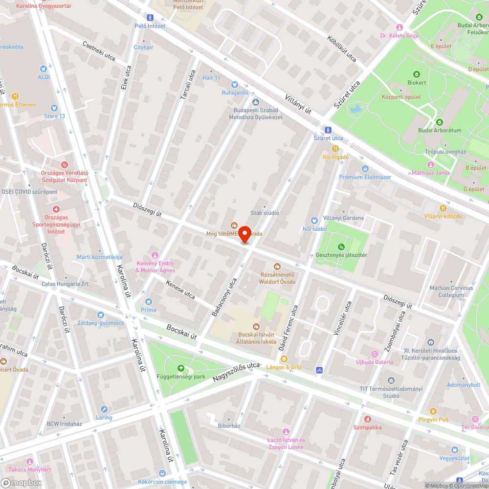 Elhagyott furgon bejelentés helye