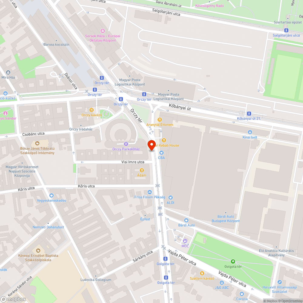 Rendszeresen elmaradó utcaseprés bejelentés helye