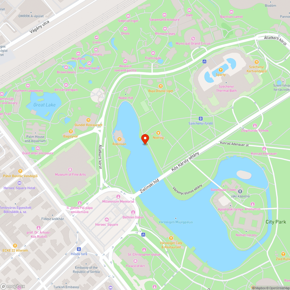 Madártetem bejelentés helye