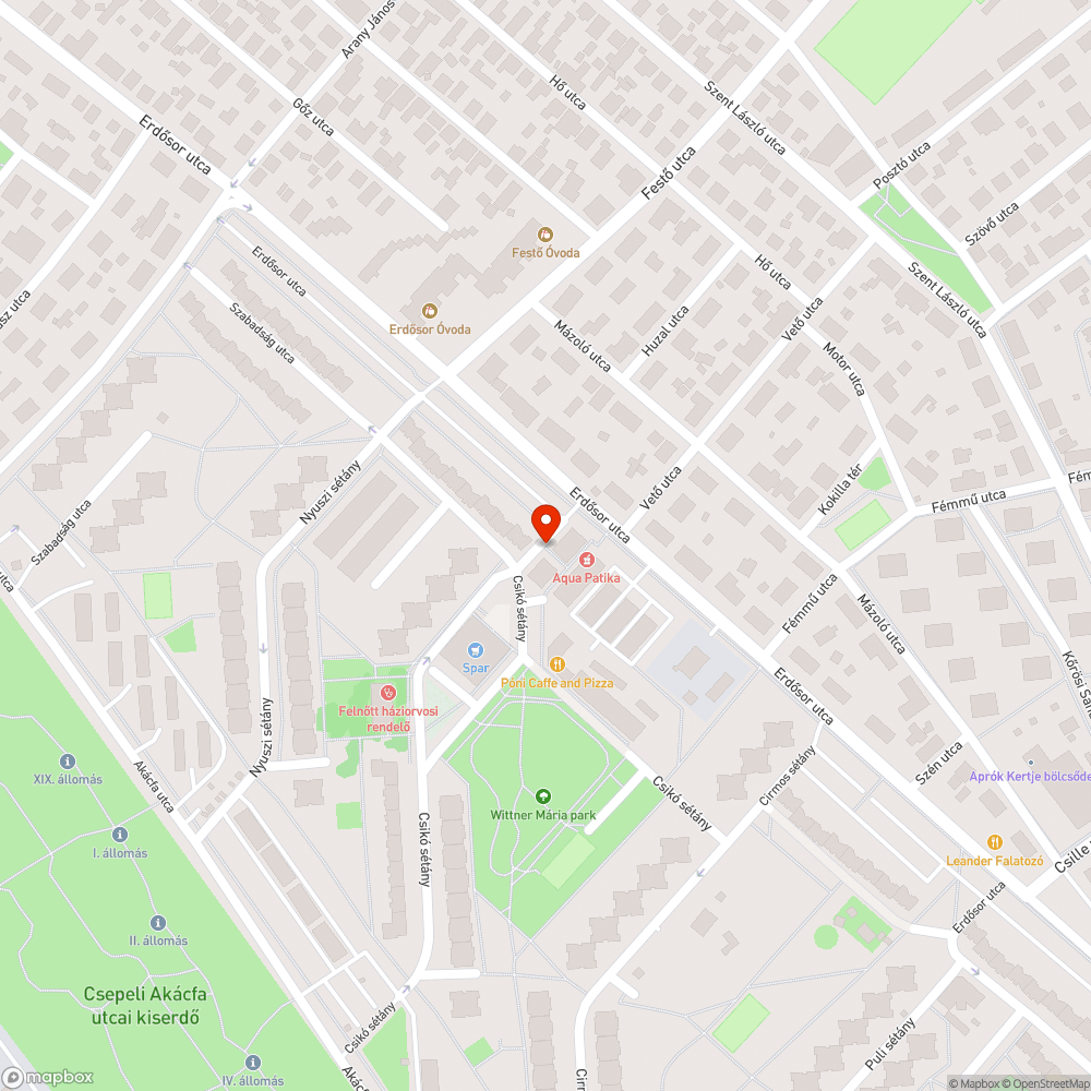 Fa pótlás - Csikó sétany bejelentés helye