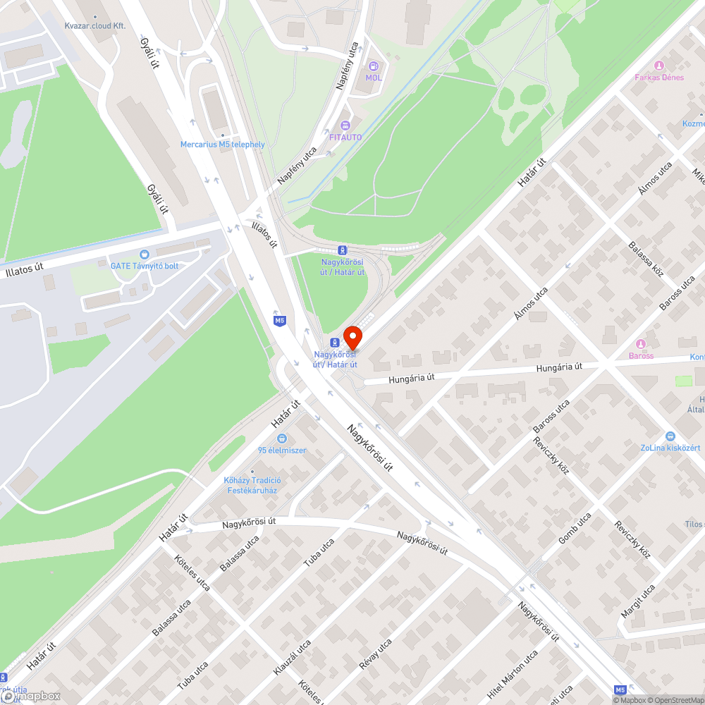 Zöldterület tele csikkel bejelentés helye