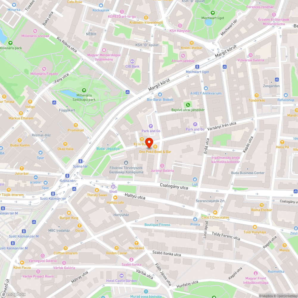 Világítás bejelentés helye