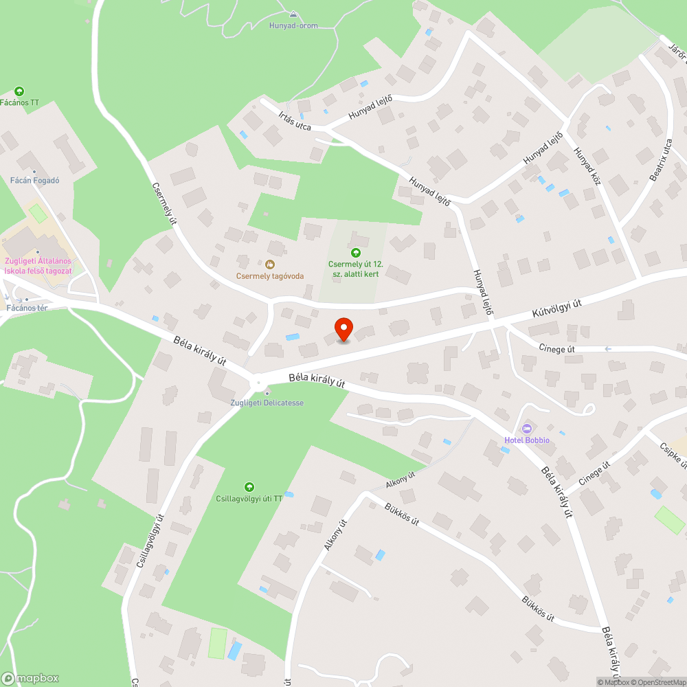 Beesett esővízcsatorna bejelentés helye