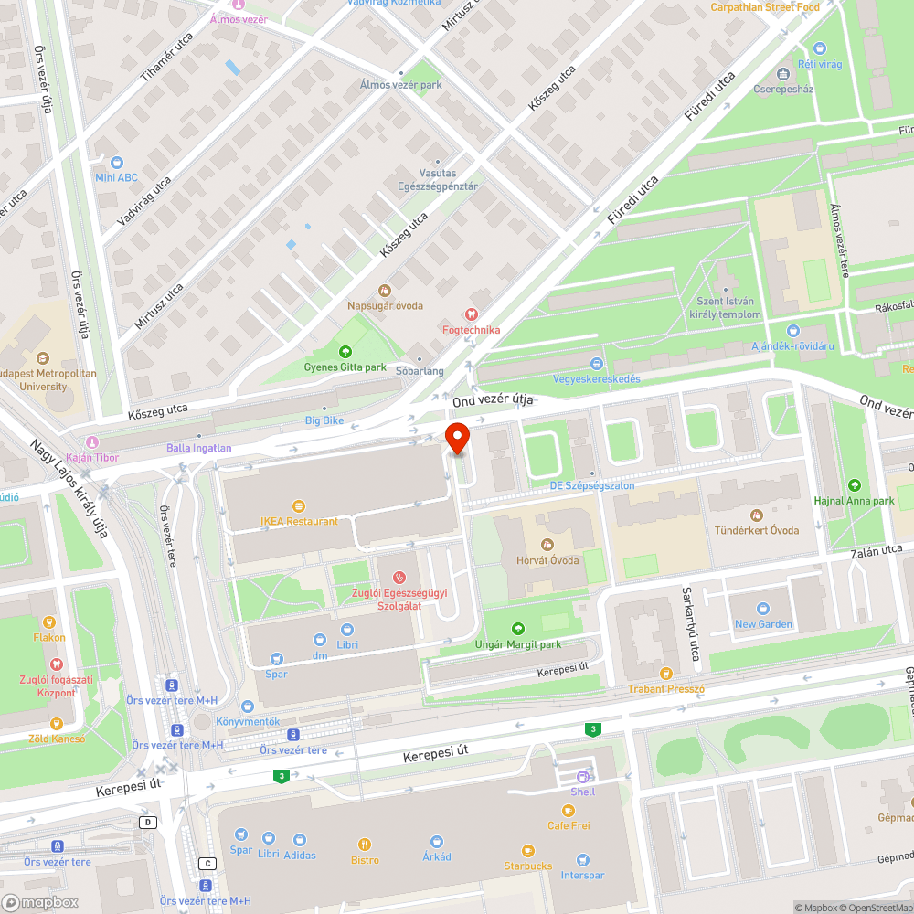 Fenyőfa bejelentés helye