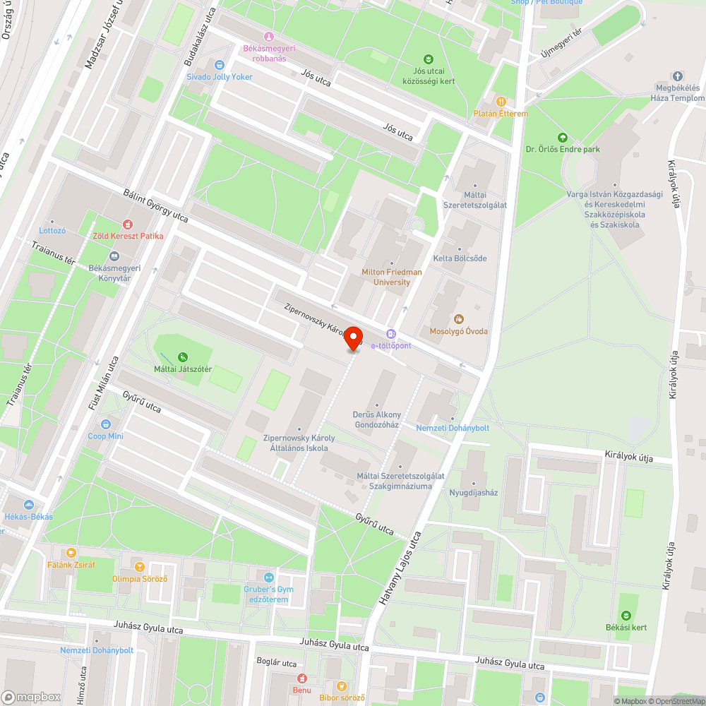 Hiányos pad bejelentés helye