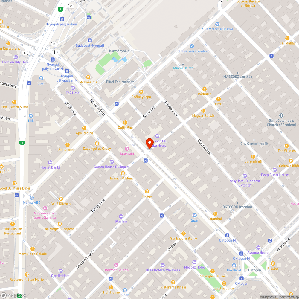 Hiányzó fényterelő bejelentés helye