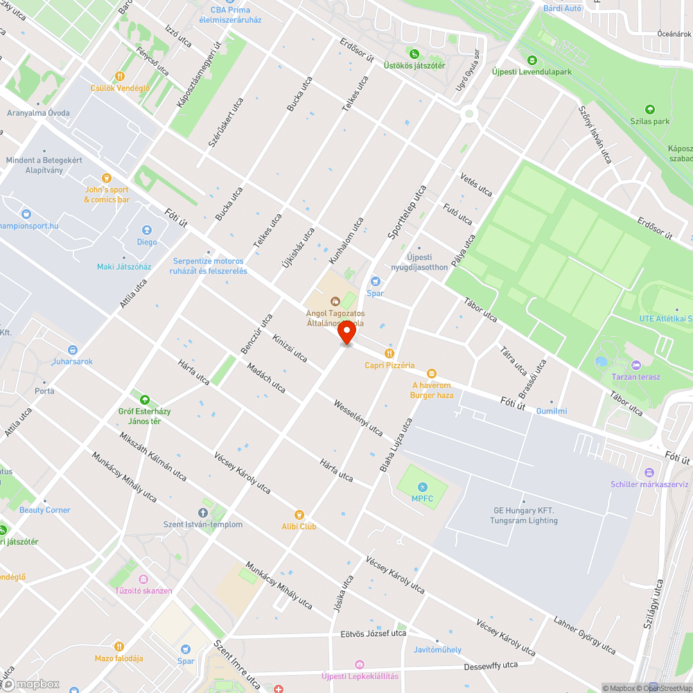 Hamarosan  leeső fényterelő bejelentés helye