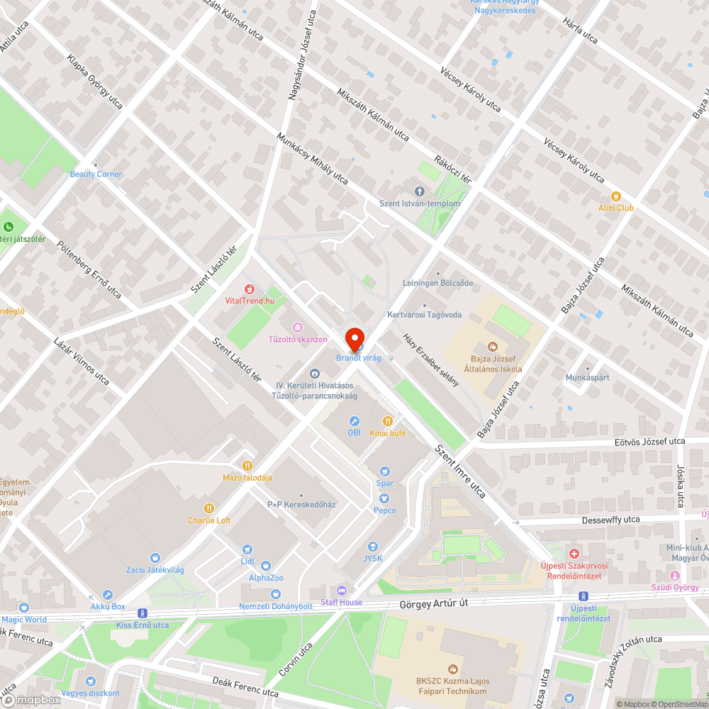 Hiányzó fényterelők bejelentés helye