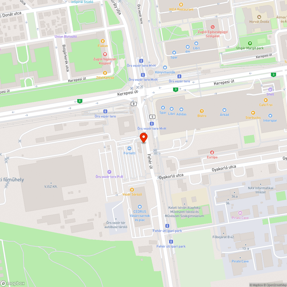 Ismételten potyogó márványlapok! bejelentés helye