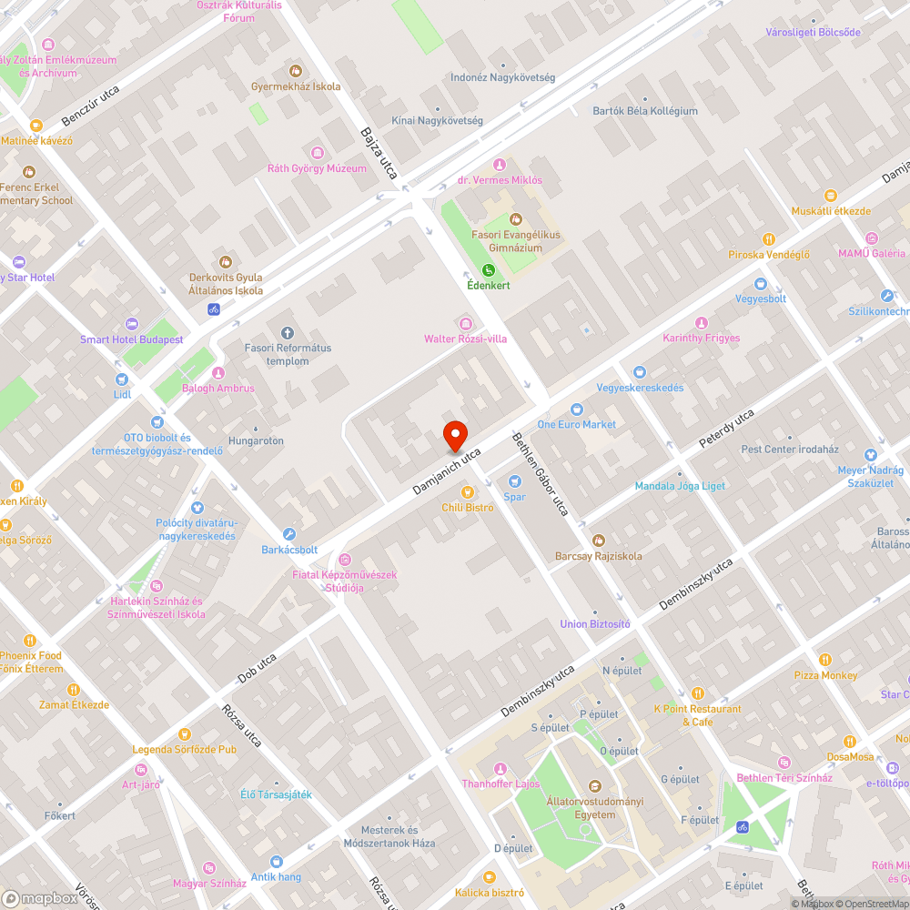 Elhagyott autó bejelentés helye