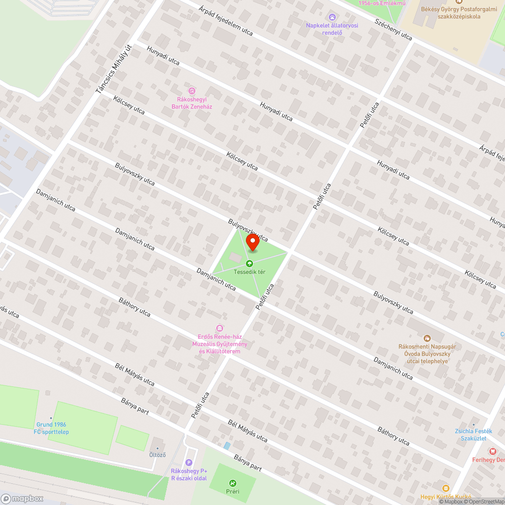 Csiszolás, festés bejelentés helye