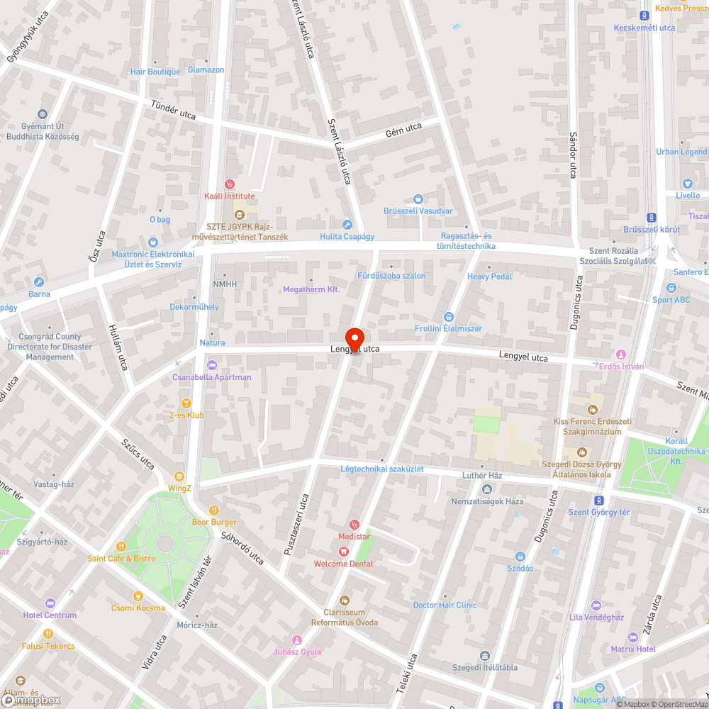 Eldugult víznyelő - Lengyel utca 20. bejelentés helye